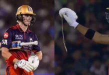 IPL 2026: मैच के दौरान जैकब बेथेल की गोल्ड चेन पिच पर गिरी, देवदत्त पडिक्कल ने लौटाई