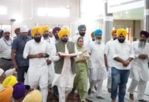 CM Bhagwant Singh Mann bows at Gurdwara Jyotisar Sahib, expresses gratitude for getting opportunity to enact strict law against beadbi