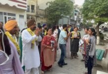 चेयरमैन दलवीर सिंह ढिल्लों ने वार्ड नंबर 4 और 16 में किया चुनाव प्रचार