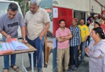 मंडी में मतदान को लेकर उत्साह, सुबह से पोलिंग बूथों पर लंबी कतारें