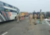 उन्नाव में लखनऊ-आगरा एक्सप्रेसवे पर भीषण सड़क हादसा, 6 की मौ*त, 22 घायल