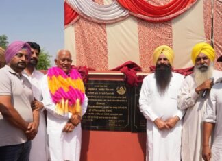 जल संसाधन मंत्री बरिंदर कुमार गोयल द्वारा 13 करोड़ रुपये की सिंचाई परियोजनाओं का शुभारंभ