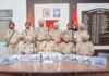 EIGHT LINKED TO CROSS-BORDER ILLEGAL ARMS SMUGGLING MODULE HELD WITH 11 SOPHISTICATED PISTOLS
