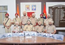 EIGHT LINKED TO CROSS-BORDER ILLEGAL ARMS SMUGGLING MODULE HELD WITH 11 SOPHISTICATED PISTOLS