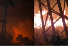 हिमाचल प्रदेश: नैना देवी मंदिर के पास जंगल में भीषण आग, 200 श्रद्धालुओं का सुरक्षित रेस्क्यू