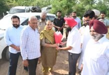 Barinder Kumar Goyal on two-day tour of Doaba region to review flood protection works along Rivers