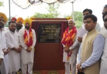 जल संसाधन मंत्री बरिंदर कुमार गोयल द्वारा गांव संधू कलां और भगतपुरा में 82 करोड़ रुपये की लागत वाली नहरी परियोजनाओं का उद्घाटन