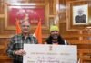 राज्यपाल ने सोमेन देबनाथ के प्रेरणादायी अभियान के लिए 51 हजार रुपये की सहायता प्रदान की