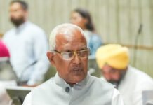 MANN GOVT TAKES CANAL WATER TO TAIL-END FIELDS, SAND DUNES AND EVEN HILLY AREAS: BARINDER KUMAR GOYAL