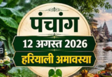 हरियाली अमावस्या आज, जानें शुभ मुहूर्त, राहुकाल और दिनभर का पंचांग
