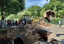 चंडीगढ़ में सड़क धंसने का बढ़ा खतरा, 70 साल पुरानी पाइपलाइन बनी वजह; निगम के पास जांच का उपकरण नहीं