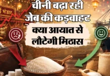 चीनी के दाम में अचानक उछाल, 65 रुपये किलो तक पहुंचा भाव; जानें क्यों बढ़ रही कीमत और जेब पर कितना पड़ेगा असर