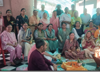 नेपाल त्रासदी में जान गंवाने वालों की आत्मिक शांति के लिए चंडीगढ़ में विशेष शांति हवन