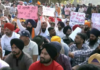 पंजाब यूनिवर्सिटी छात्रसंघ चुनाव में बवाल, लॉ डिपार्टमेंट में छात्रों और पुलिस के बीच धक्का-मुक्की