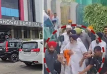 सुखबीर बादल पर ह*मला, अस्पताल में भर्ती