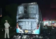 यमुना एक्सप्रेसवे पर स्लीपर बस में भीषण आ*ग, 9 यात्रियों की मौ*त; कई ने खिड़की से कूदकर बचाई जान