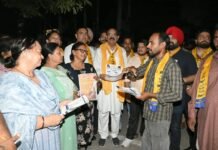 Cabinet Minister Mohinder Bhagat launches door to door campaign in Jalandhar