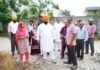 Local Government Minister Harjot Singh Bains personally