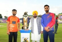 CM Bhagwant Singh Mann Attends Closing Ceremony Of Sher-e-Punjab T20 League In Mohali