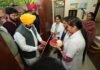 मुख्यमंत्री भगवंत सिंह मान ने होशियारपुर में आम आदमी क्लीनिकों के उद्घाटन अवसर पर जनसभा को संबोधित किया*