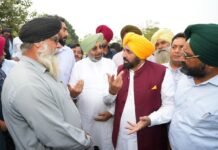 मुख्यमंत्री भगवंत सिंह मान ने राजपुरा मंडी का किया दौरा; किसानों और अन्य संबंधित पक्षों से की बातचीत