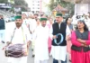 गांधी जयंती पर मंडी में निकली प्रभात फेरी, गूंजे ‘रघुपति राघव राजाराम’ के स्वर